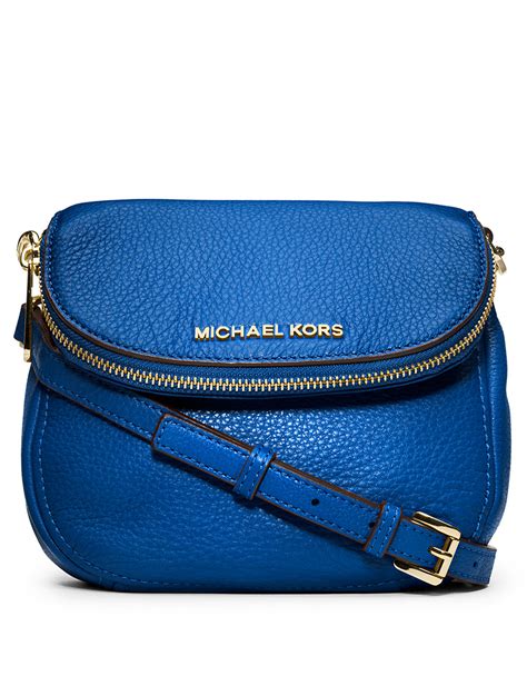 michael kors blue crossbody purse.